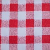 Tischdecke im Design kariert rot/weiß Tischdecke im Design kariert rot/weiß