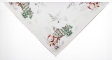 Tischdecke / Tischband / Kissen Weihnachten Winterlandschaft mit Schneemann Tischdecke / Tischband / Kissen Weihnachten Winterlandschaft mit Schneemann