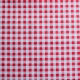 Tischdecke im Design kariert rot/weiß