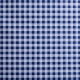 Tischdecke im Design kariert blau/weiß