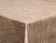 Tischdecke Leinenoptik einfarbiges Design braun