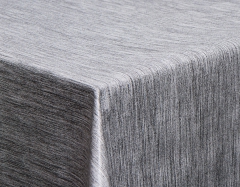 Tischdecke Leinenoptik einfarbiges Design grau/anthrazit
